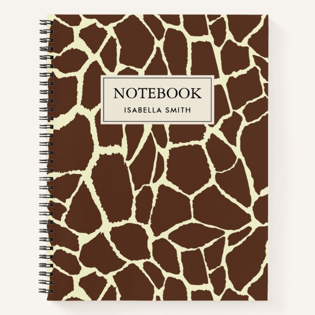 Grass Skin Pattern Notebook (Front)
