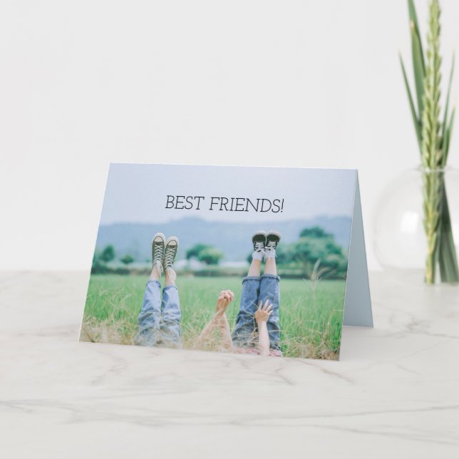 GRASSES BEST FRIENDS FRIENDSHIP CARD (Front)