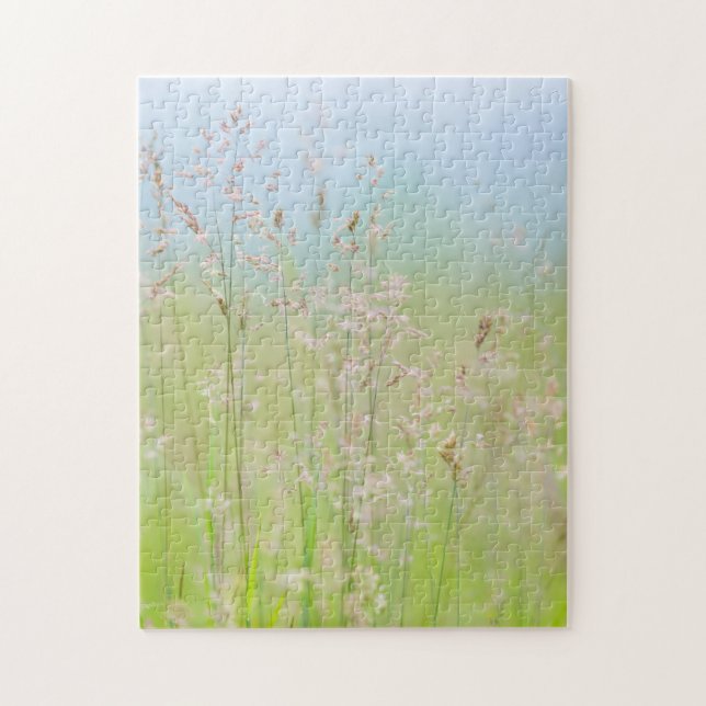 Grasses in motion jigsaw puzzle (Vertical)