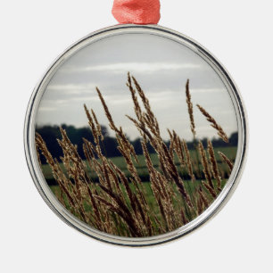 Grasses Waving in the Wind Metal Tree Decoration