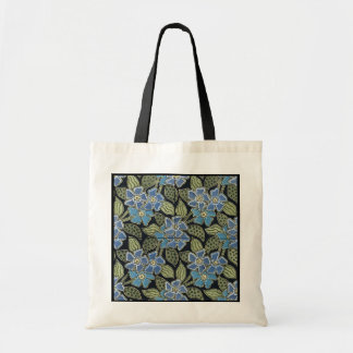 Grasset’s Art Nouveau Blue Flowers Tote Bag