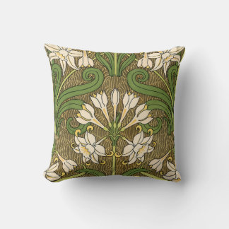 Grasset’s Art Nouveau Daffodil Cushion