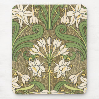 Grasset’s Art Nouveau Daffodil - Mousepad