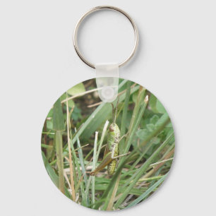 Grasshopper Camouflage Keychain
