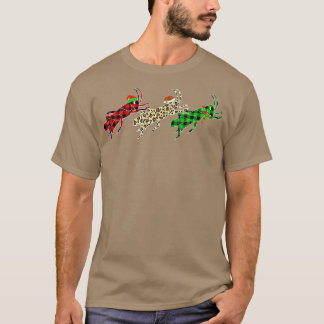 Grasshopper Christmas Tree Lights Funny Animals Xm T-Shirt