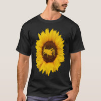 Grasshopper For Women Men Katydid Sunflower