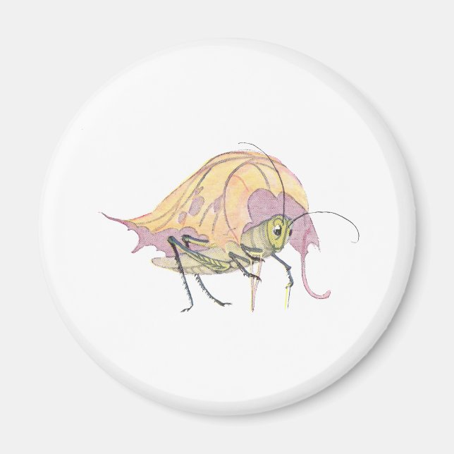 Grasshopper Grey with Crutch Magnet (Front)