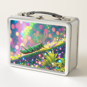 Grasshopper Metal Lunch Box