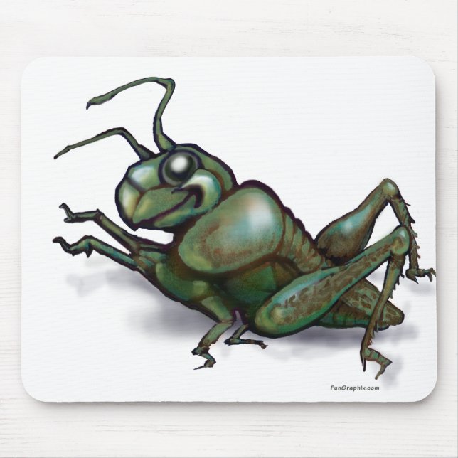 Grasshopper Mouse Pad (Front)