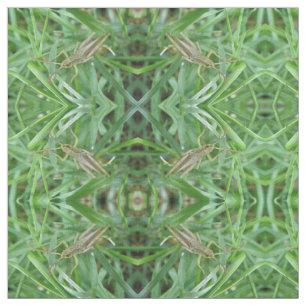 Grasshopper Patterned Craft Fabric