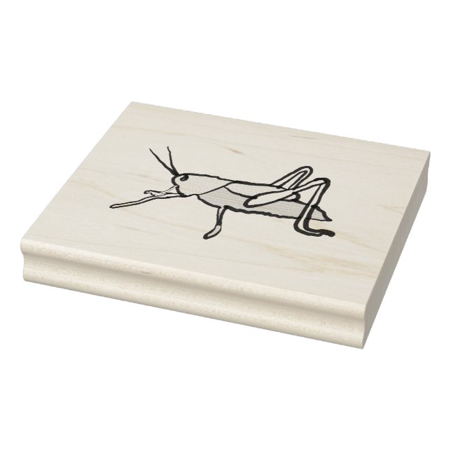 Grasshopper Rubber Stamp (Stamp)