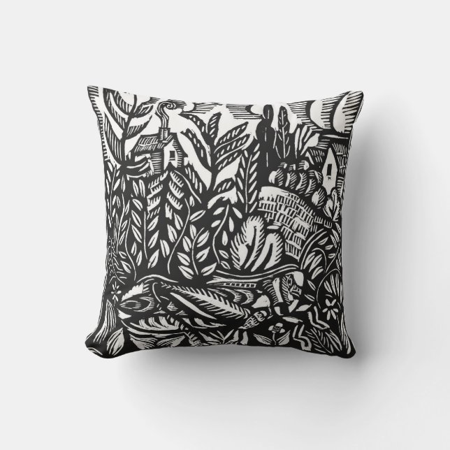 Grasshopper Throw Pillow Raoul Dufy (Front)