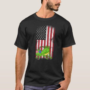 Grasshopper Usa Flag Boys Girls Men Women Fourth O T-Shirt
