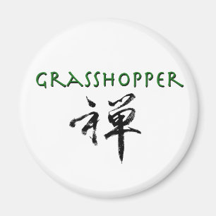 Grasshopper with "Zen" symbol Magnet