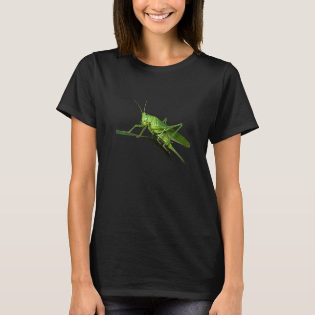 Grasshoppers Animal  Bug Grasshopper T-Shirt (Front)