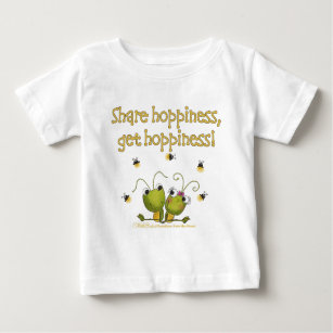 Grasshoppers Share Hoppiness Baby T-Shirt