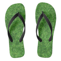 Grassy Green Flip Flops