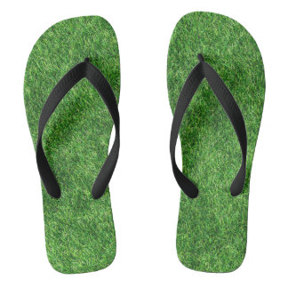 Grassy Green Flip Flops