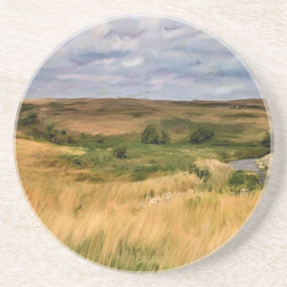 Grassy Hills Prairie Drink Coaster