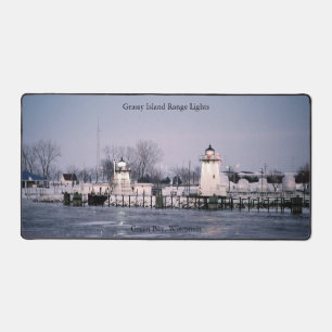 Grassy Island Range Lights desk mat