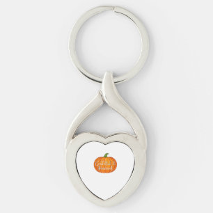 Grateful and Blessed - Pumpkin  Fall Thanksgiving  Key Ring