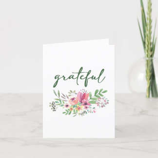 Grateful Card