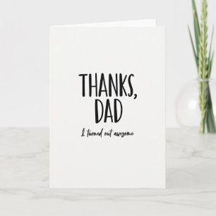 Grateful Dad Keepsake Picture Card