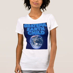 Grateful Earth Child – Cosmic Nature Lover T-Shirt