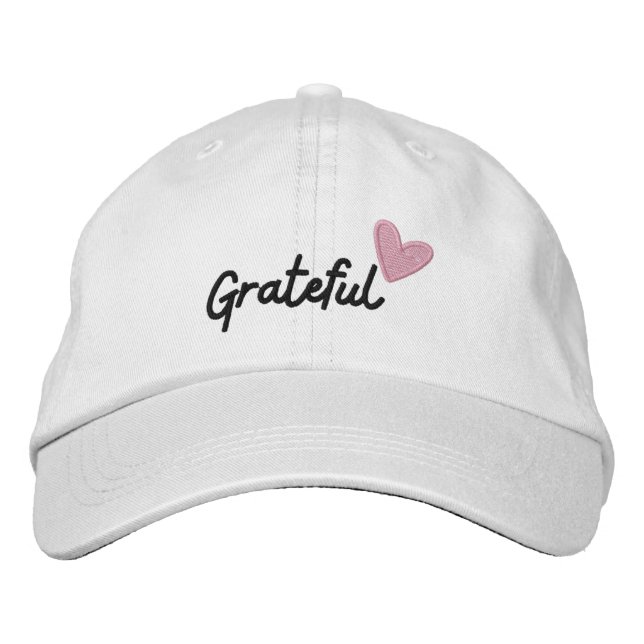 Grateful Embroidered Hat (Front)