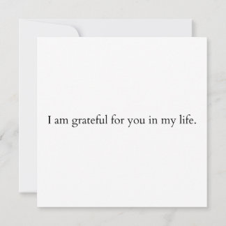 Grateful Flat Note Card