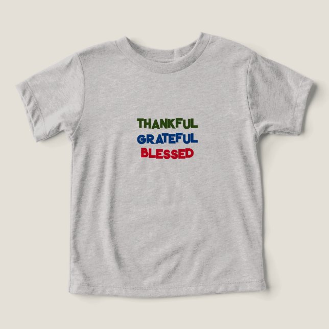 Grateful for Every Day Full of Gratitude T-Shirt (Design Front)