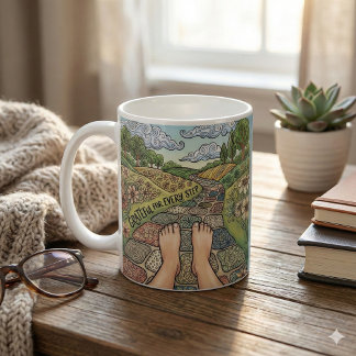 Grateful For Every Step Personalized Coffee Mug