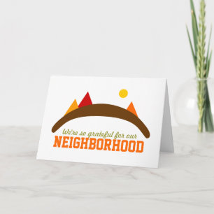 Grateful for our Neighbourhood Holiday Card
