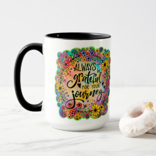 “Grateful for YourJourney” Inspirivity Coffee Mug