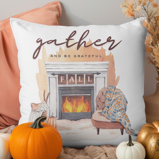 Grateful Friendsgiving Gathering Cushion (Creator Uploaded)