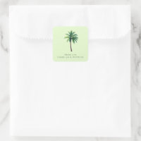 Grateful Green Tropical Palm Tree