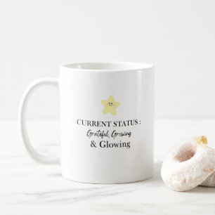 Grateful, Growing & Glowing Inspirational Mugs