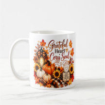 Grateful Heart, Cosy Soul – Cosy Autumn Vibes Mug