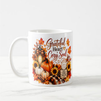 Grateful Heart, Cosy Soul – Cosy Autumn Vibes Mug