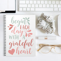 Grateful Heart | Hand Lettered Typography Quote