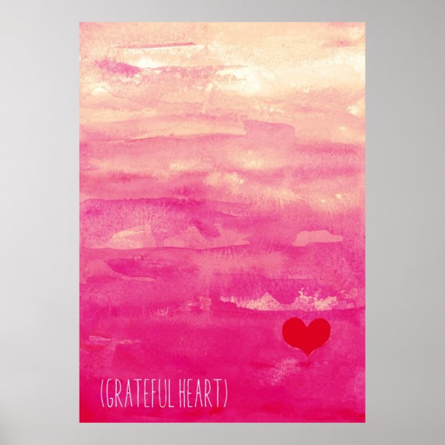 grateful heart poster (Front)