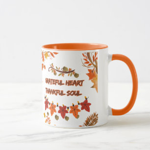 Grateful Heart Thankful Soul Mug