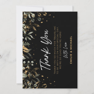 Grateful Hearts, Forever Bound thank you card