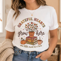 Grateful Hearts Grow Here Retro Fall Teacher