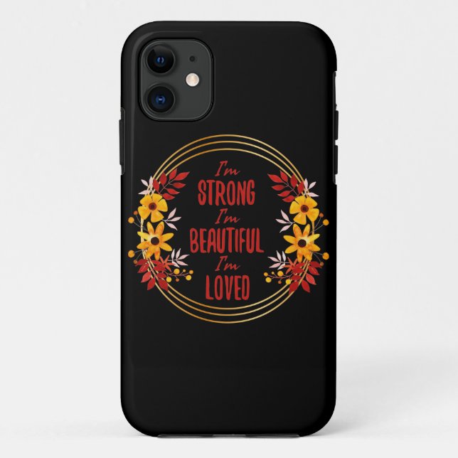 Grateful Motivation words for success Case-Mate iPhone Case (Back)
