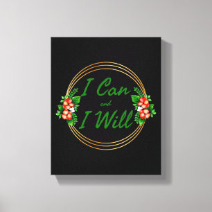 Grateful Motivation words for work Canvas Print