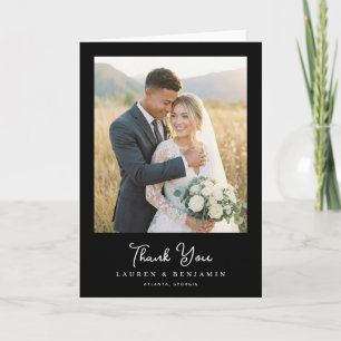Grateful Natural Landscape Photo Thank You Card