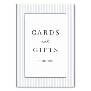 Grateful Navy Blue Minimalist Thank You Card