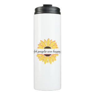 Grateful people are happy people Personalise Thermal Tumbler