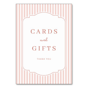 Grateful Pink Vintage Cards and Gifts Sign